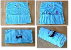 
                    
                        5 Minute Traveling Toothbrush/Paste Caddy from hand towel
                    
                