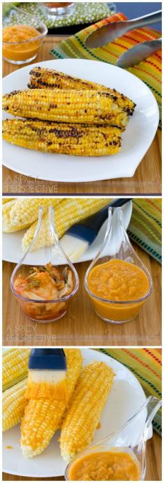 
                    
                        Kimchi Grilled Corn on the Cob on ASpicyPerspective...
                    
                