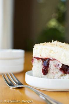 
                    
                        Raspberry Coconut Poke Cake
                    
                