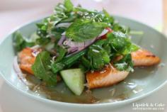 
                    
                        Bills Salmon Salad with Coconut Caramel Dressing
                    
                