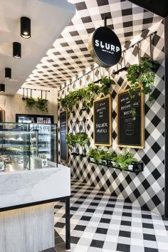 
                    
                        love this crazy gingham patternered restaurant! // Slurp Soup, Perth #green #food #plants
                    
                