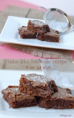 
                    
                        cake like brownie recipe from scratch | NoBiggie.net
                    
                