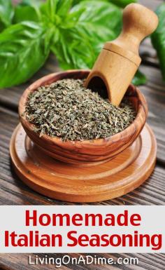 
                    
                        Homemade Italian Seasoning Recipe - Homemade Seasonings Mixes And Blends
                    
                