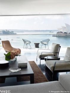 
                    
                        Vogue Living Before+After is on newsstands today. With 164 pages of renovation inspiration, the all-Australian issue celebrates the breadth of resourcefulness and creativity we have come to expect of our architects and designers. See a sneak peek of the issue on our blog.   From ‘Harbour Light’, a story on page 63 of Vogue Living Before+After 2012, on newsstands now and Zinio now.   Photograph by Prue Ruscoe.
                    
                