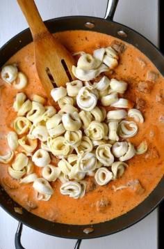 Tomato cream pasta sauce recipe