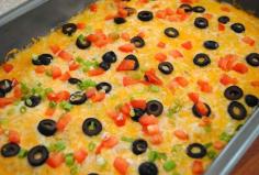 
                    
                        7-Layer Mexican Dip ~ All the layers combine perfectly into a creamy dip that is so good on a crunchy tortilla chip... would be great for New Years Eve
                    
                