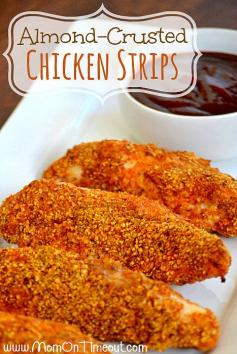 
                    
                        Almond-Crusted Chicken Strips
                    
                