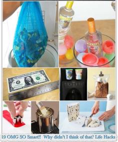 
                    
                        19 OMG SO Smart!!  Why didn’t I think of that? Life Hacks
                    
                