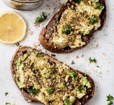 
                    
                        avocado and dukkah toast
                    
                