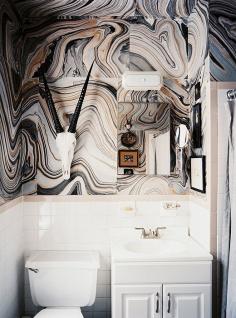
                    
                        Small bathroom, huge style
                    
                