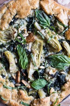 
                    
                        Spinach and Artichoke Galette
                    
                