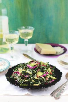 
                    
                        Kale Salad with Lemon Thyme Pesto Vinaigrette
                    
                