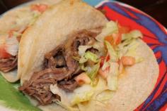 Tri tip crockpot tacos