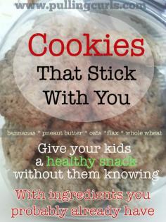 Healthy Cookies: after School Snacks - Pulling Curls