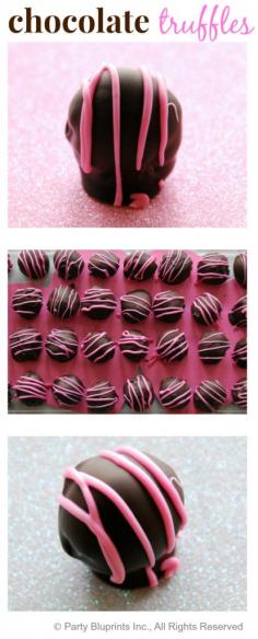 Easy Homemade Chocolate Truffle Valentine's Day Recipe! #valentines #plantoparty #chocolate #home #yourhomemagazine #sweet #savory #recipes #homemade #make #diy