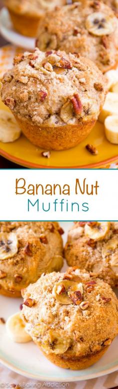 
                    
                        Banana Nut Muffins-- use this basic muffin recipe to make dozens of other muffin flavors too!
                    
                