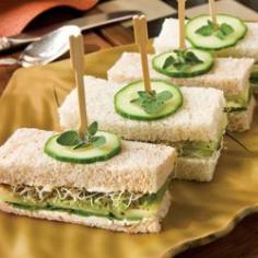 
                    
                        Cucumber Avocado Tea Sandwich
                    
                