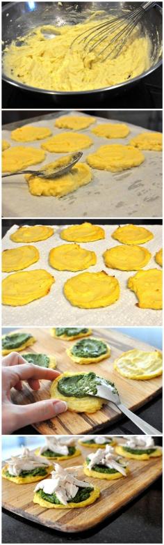 Mini cauliflower Pizzas