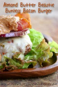 
                    
                        Almond Butter Beastie Bunless Bacon Burger 5
                    
                