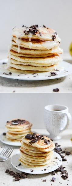 
                    
                        Whipped Ricotta Pancakes with Lemon Glaze I howsweeteats.com
                    
                