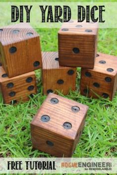 
                    
                        DIY Yard Dice Plans | Free & Easy Plans | Rogue Engineer
                    
                
