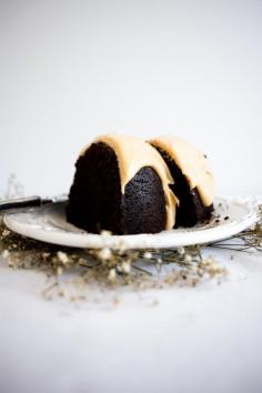 
                    
                        Minnesota Fudge Cake with Salted Peanut Butter Glaze
                    
                