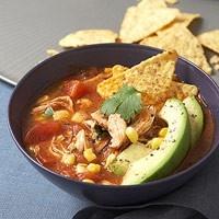 Mexican chicken tortilla soup