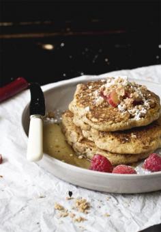 
                    
                        Rhubarb Crumble Pancakes
                    
                