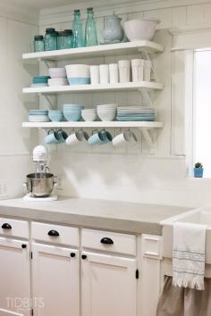 
                    
                        Kitchen open shelving
                    
                