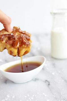 
                    
                        Mini Whole Wheat Cinnamon French Toast Waffle Dunkers
                    
                