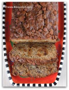 banana bread with cinnamon chips...