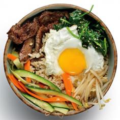 Korean Recipes: Bibimbap with Beef Bulgogi | Women's Health Magazine - You can NEVER have enough bibimbap recipes