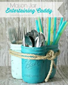 
                    
                        Ombre Painted Mason Jar Entertaining Caddy-OneKriegerC...
                    
                