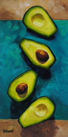 avocado painting 
                                        