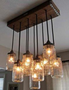 
                    
                        DIY - Mason Jar Chandelier #diy #lights #masonjars
                    
                