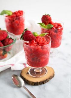 
                    
                        STRAWBERRY BASIL GRANITA
                    
                