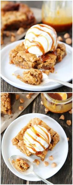 
                    
                        Salted Caramel Butterscotch Blondie Recipe on twopeasandtheirpo... Chewy blondies with butterscotch chips and salted caramel sauce. This easy blondie recipe is perfect for parties, potlucks, or every day dessert!
                    
                