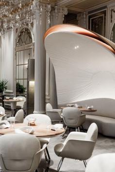 
                    
                        Alain Ducasse au Plaza Athénée Restaurant, Paris, France designed by Jouin Manku
                    
                