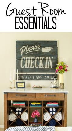 
                    
                        Guest rooms can be awesome retreats even if you're on a motel budget. Use one multi-purpose piece of furniture to organize a small room with details that will give every guest sweet dreams!
                    
                