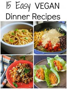 
                    
                        15 Easy Vegan Dinner Recipes
                    
                