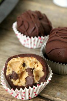 
                    
                        Vegan Chocolate Chip Cookie Dough Bites | Natural Chow | naturalchow.com
                    
                