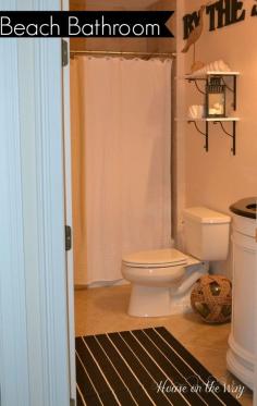
                    
                        Coastal Bathroom Makeover - House on the Way
                    
                