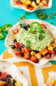 
                    
                        Guacamole Tacos with Southwestern Veggie Salsa
                    
                