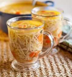 Chicken Noodle Soup (aka New York Penicillin) - From the famous New York Cookbook - looks good, but chicken feet? Weird.