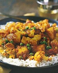 Cauliflower, Potato and Pea Curry Recipe