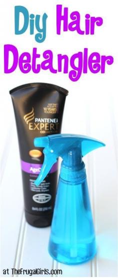 
                    
                        How to Make Homemade Hair Detangler Spray! ~ at TheFrugalGirls.com - this simple little DIY recipe works like a charm for detangling hair! #thefrugalgirls
                    
                