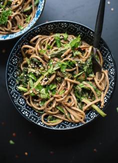
                    
                        Broccoli Rabe Peanut Soba Noodles
                    
                