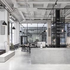 
                    
                        A Return to Form #restaurant #black #concrete #perforated
                    
                