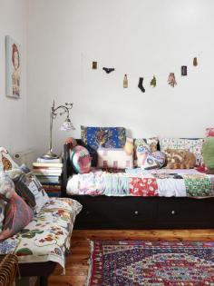 
                    
                        The eclectic home of Melbourne artist and maker Sandra Eterovic. Photo – Eve Wilson. Production – Lucy Feagins / The Design Files.
                    
                