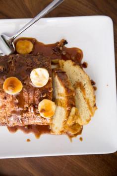 
                    
                        FRENCH TOAST ROAST WITH CARAMELIZED BANANAS
                    
                